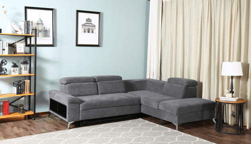 Modern Style Fabric Living Room Sofa