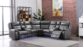 Leather Living Room Sofa