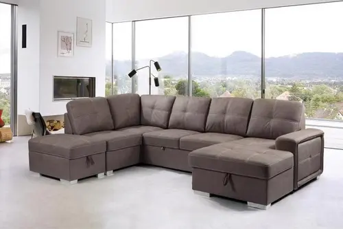 Modern Luxury Sectional Sofa with Storage Space #19960-L3
