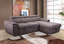 Modern Fabric Sectional Sofa Bed  #19751-L2