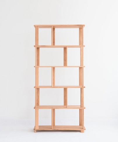 汉木艺作原创设计师日式现代中式实木书柜书橱书架茶柜落地多用柜