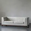 Corner/Art sofa living room solid wood double fabric home furnishing Nordic leisure sofa imported pine