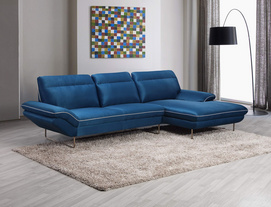 V1303 Simple Modern Couch Living+Room Sofas L Shape Sectional Sofa SET