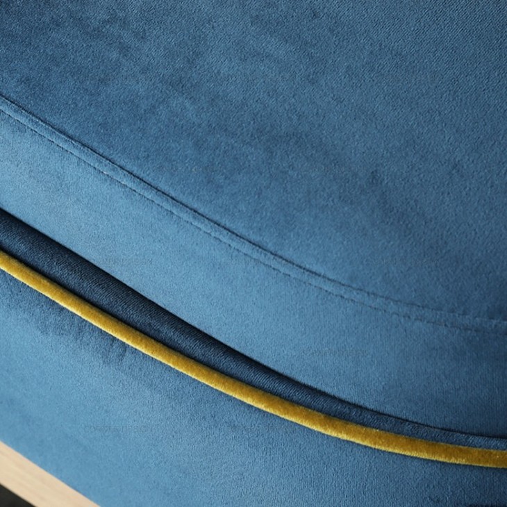 CORNER家具设计师北欧沙发单人绒布风格简约小家具迷你美式沙发椅