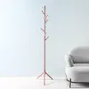 Simple Pink Natural Grey Walnut Wood Coat Hanger Stand