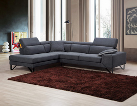 V1291 Home Generally Use Sectional Chaise Lounge Couch Sofa Set