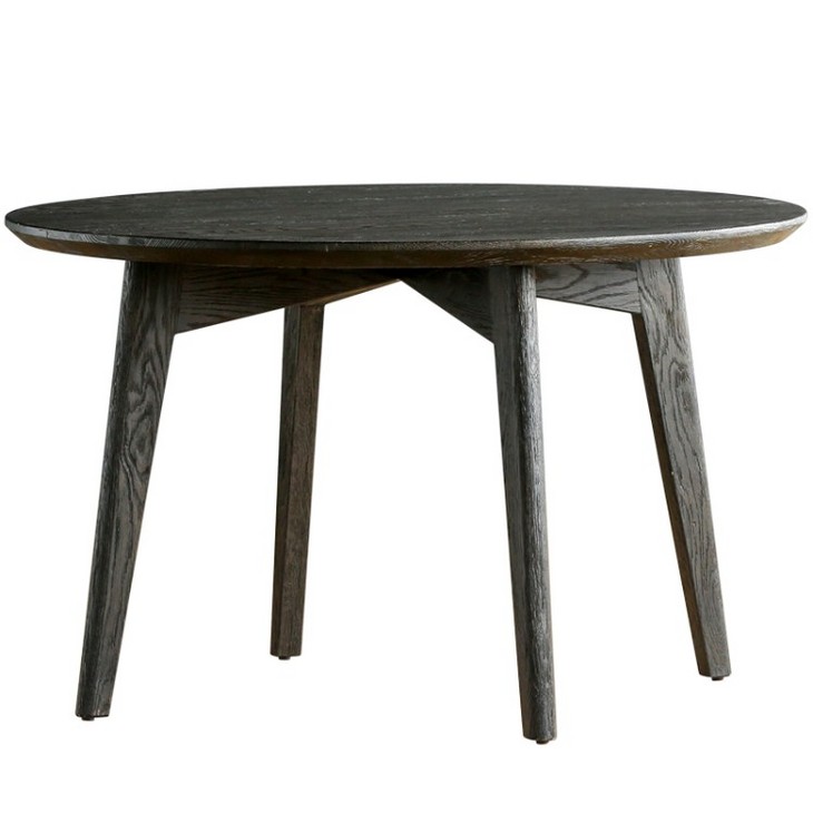 CORNER家具北欧式餐桌子家用圆桌轻奢风格实木圆形餐桌设计师家具