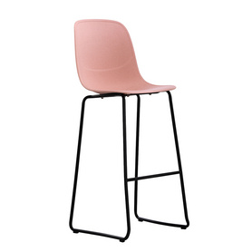 XRB-1008-E 酒吧椅栏高奶茶店餐椅创意咖啡馆塑料柴