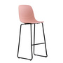 XRB-1008-E 酒吧椅栏高奶茶店餐椅创意咖啡馆塑料柴