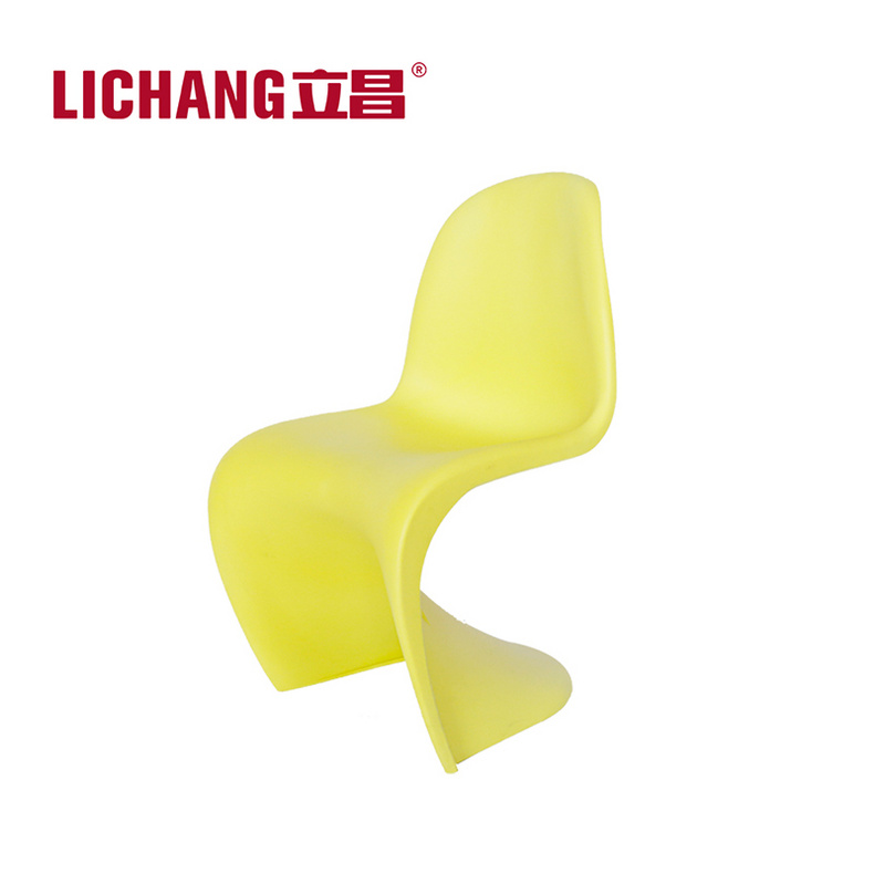 Creative simple S-shaped plastic chair outdoor chair simple casual beauty chair XRB-055