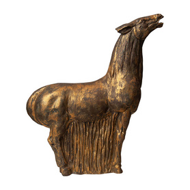 金色陶瓷马 Horse-Gold