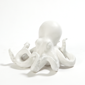 哑白色陶瓷章鱼 Octopus-Matte White