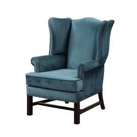 Wing back armrest upholstery chair