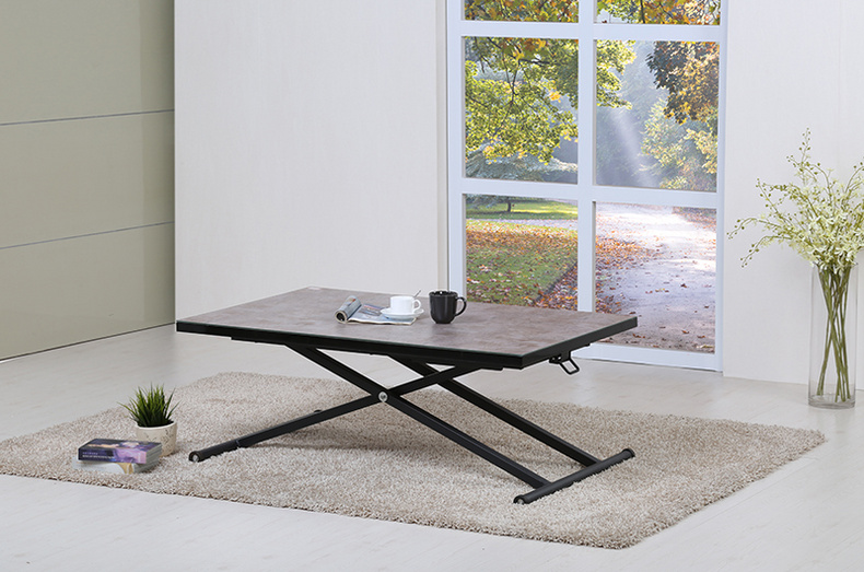XJH-1523  Modern Minimalist Dining Table with Foldable Legs