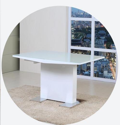 XJH-M-1060 Modern White Dining Table