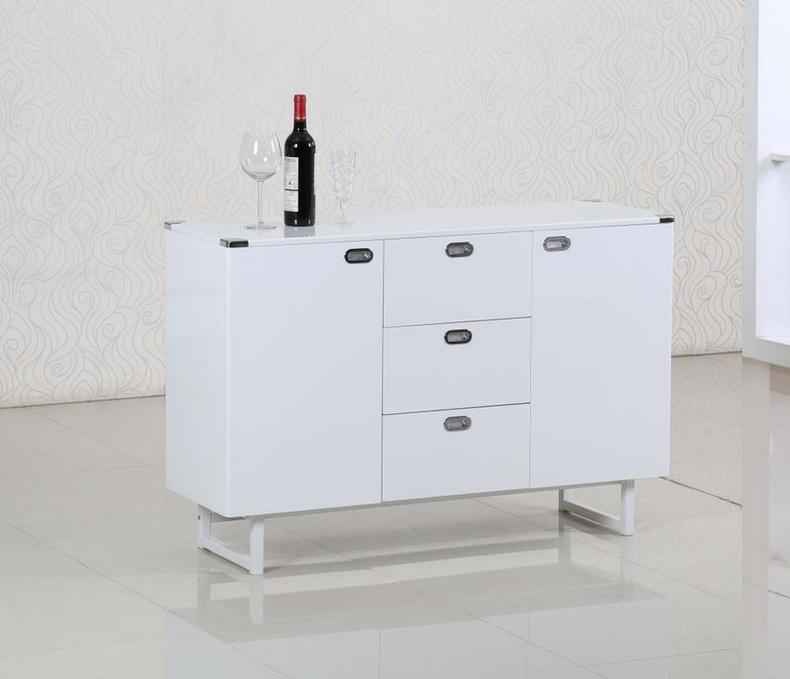 XJH-1723  Modern White Simple Side Cabinet