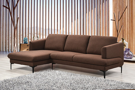 V1322B Modern Fabric L-shaped Corner Sofas