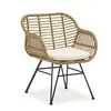 wicker Bamboo simple leisure chair outdoor