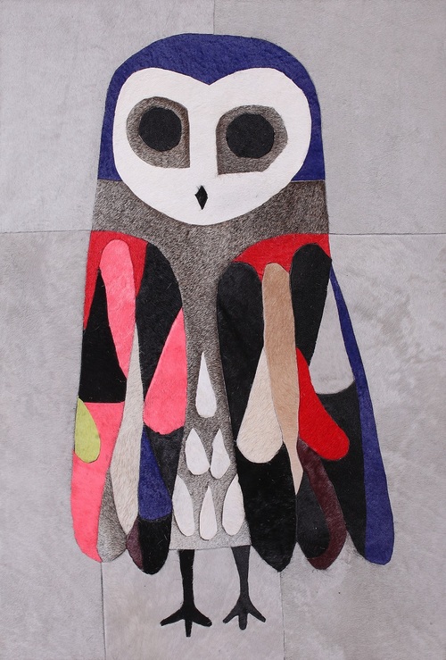 PH08 cow leather painting