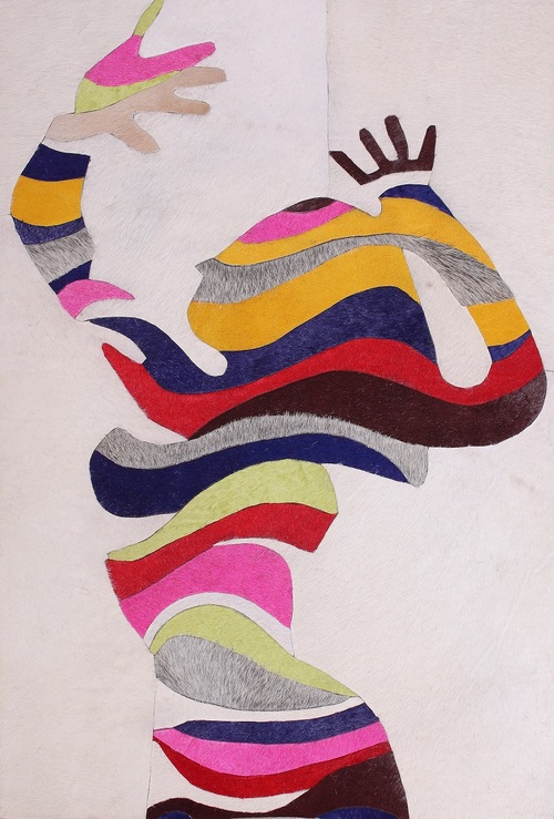 PH11 cow leather painting