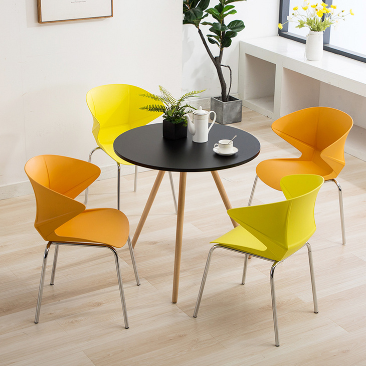 北欧椅子现代简约接待洽谈桌椅组合休息区靠背休闲个性创意办公椅