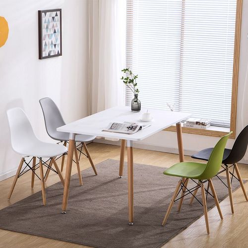 伊姆斯椅子 现代简约接待桌椅组合靠背家用创意办公北欧宜家餐椅