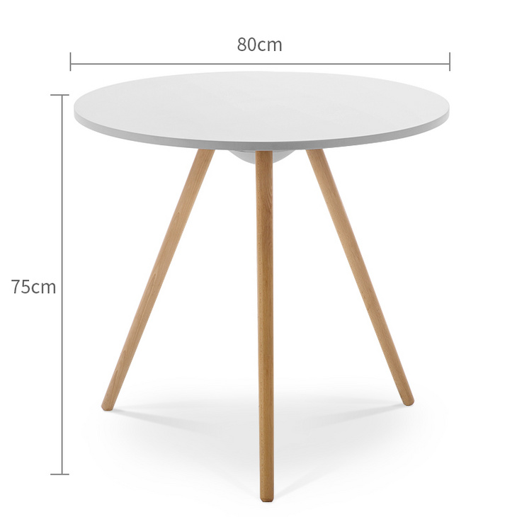逸美嘉 北欧圆桌子简约休闲桌椅组合接待会客休闲休息区小圆桌子