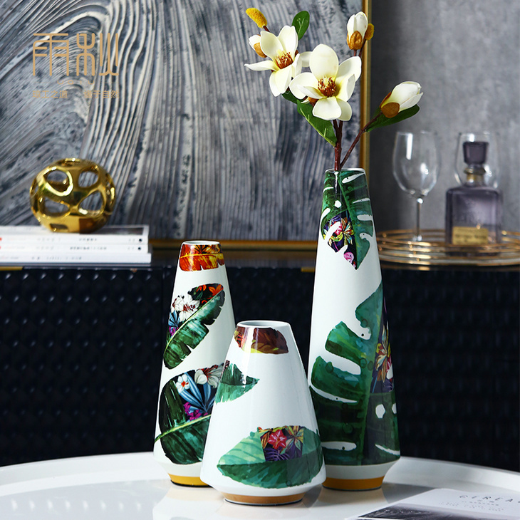 轻奢陶瓷器欧式花瓶
