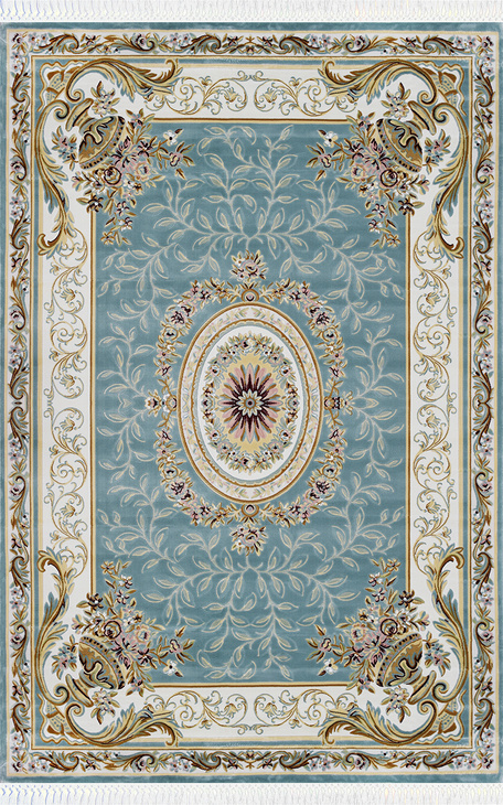 2657A BLUE-CREAM地毯