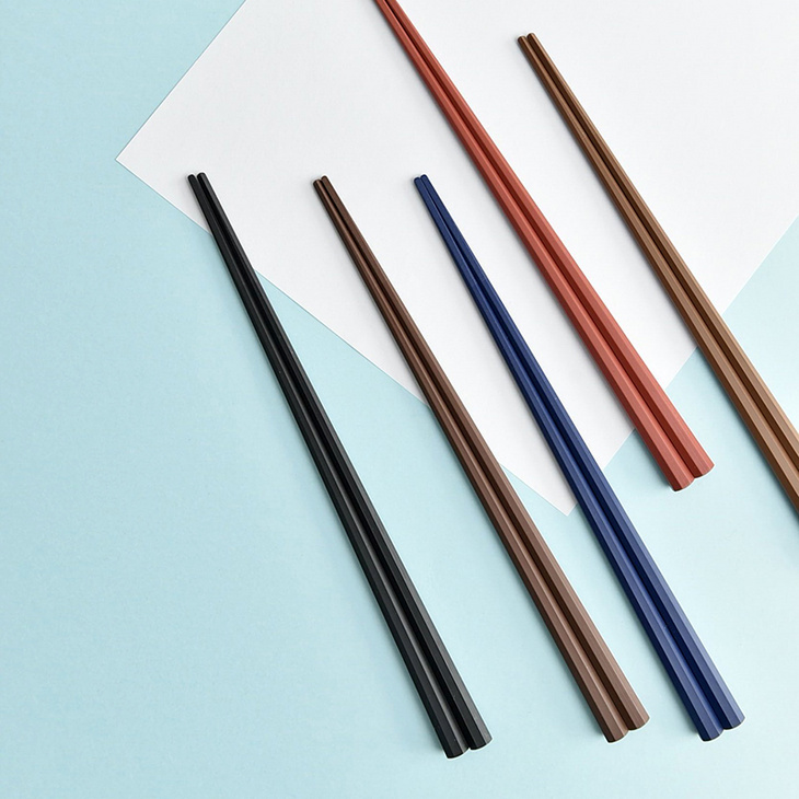 彩色八角筷家用筷子