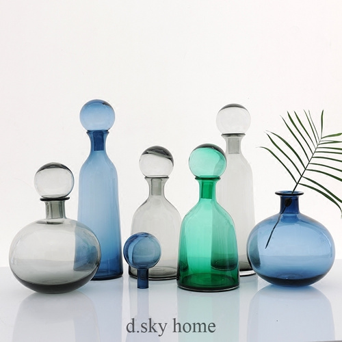 Glass bottle ornament