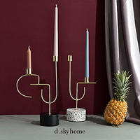 Creative metal candle holder decorative ornament
