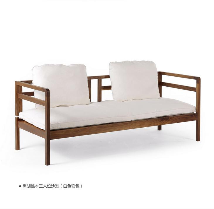 MUMO木墨 微软平板沙发 布艺可拆洗实木沙发组合套装客厅大户型