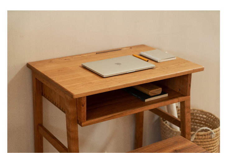 MUMO木墨 好好课桌 书桌 书房卧室 樱桃木 实木家具