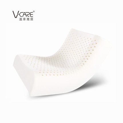 VCARE/温家雅居斯里兰卡进口天然乳胶枕和睦乳胶护肩颈弧形枕