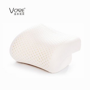 VCARE/温家雅居斯里兰卡进口天然乳胶枕和睦乳胶护肩颈弧形枕