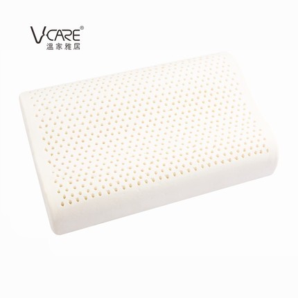 VCARE/温家雅居斯里兰卡进口天然乳胶枕和睦乳胶护肩颈弧形枕
