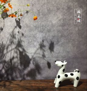 小狗斑点狗摆件陶瓷创意釉上彩样板间家居儿童房礼品陈设摆件装饰
