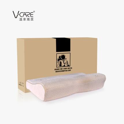 VCARE温家雅居PI856朗逸零压太空记忆棉专用呵护颈部蝶形枕头