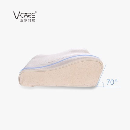 VCARE温家雅居PI856朗逸零压太空记忆棉专用呵护颈部蝶形枕头