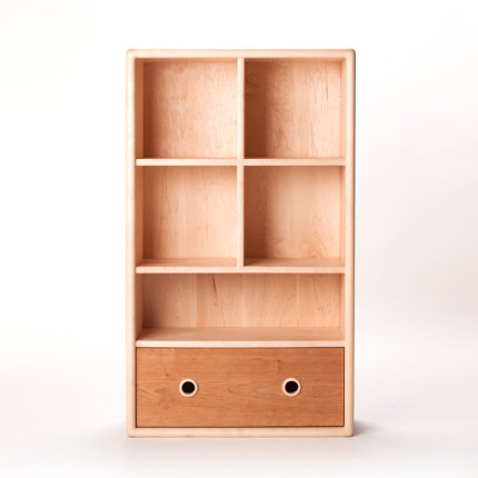 哈木的房间 实木书柜书架柜子自由组合儿童书橱 落地客厅置物架