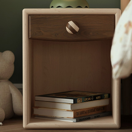 哈木的房间 全实木北欧床头柜小柜子创意儿童房家具床边储物柜