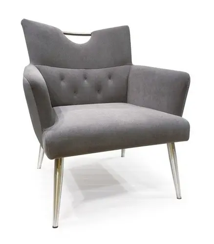 Modern Minimalist Grey Leisure Chair L1850A