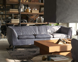 Retro American Style Light Luxury Sofa  5086-3