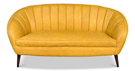 Retro American Style Yellow  Luxury Sofa  50185-3