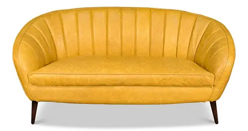 Retro American Style Yellow  Luxury Sofa  50185-3