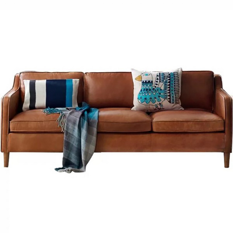 Retro American Style Light Luxury Three-seater Sofa  50149-3