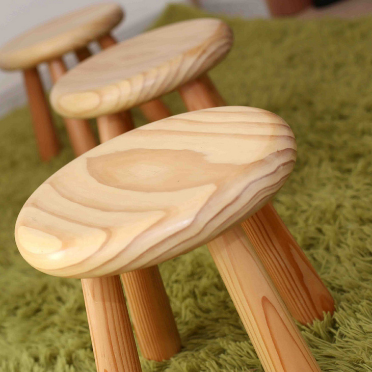实木小凳子矮凳家用简约原木创意木凳换鞋凳客厅板凳小圆凳椅子