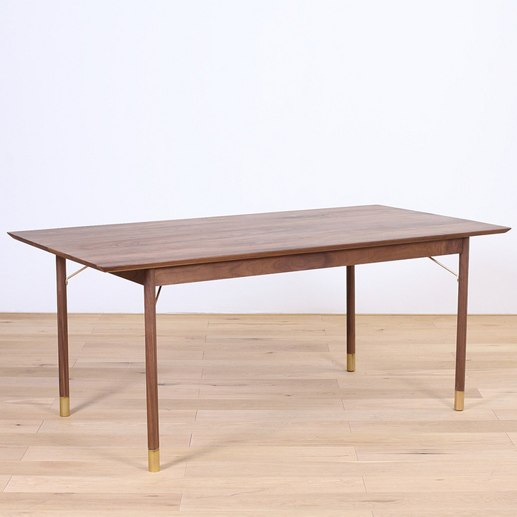 ONA欧娜 1.8米/1.6米黑胡桃木餐桌