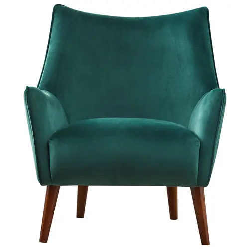 AC19115NX Modern Velvet Fabric Green Light Luxury Armchair